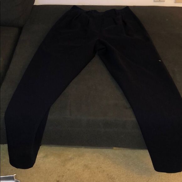 Anne Klein Trouser Pant - Size 12 - Black Pant - Picture 2 of 4
